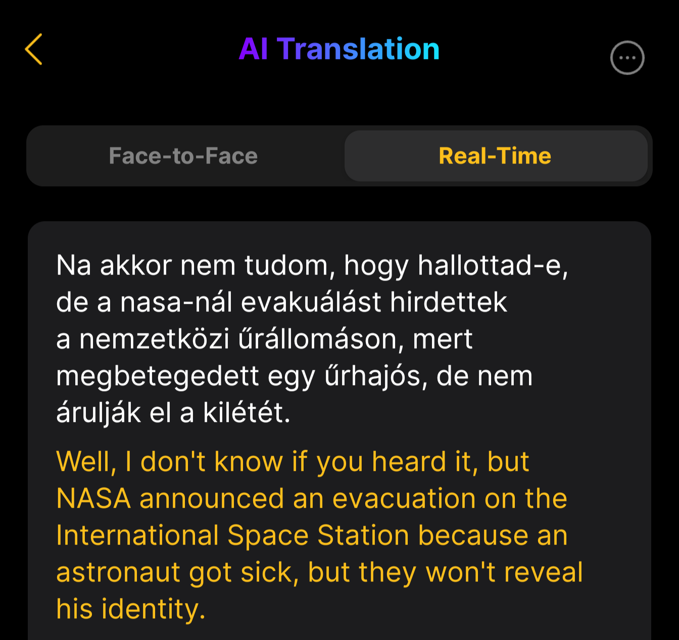 EarFun Air Pro 4+ valós idejű fordítás funkció magyar nyelv
