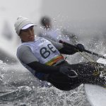 vitorlázás, szívbetegség Belgium's Evi van Acker competes in the Laser Radial Women sailing class on Marina da Gloria in Rio de Janerio during the Rio 2016 Olympic Games on August 10, 2016.