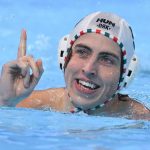 Belgrád, 2026. január 18. Fekete Gergő a belgrádi férfi vízilabda Európa-bajnokság középdöntőjének E csoportjában játszott Magyarország - Szerbia mérkőzésen a Belgrade Arenában 2026. január 18-án. MTI/Czeglédi Zsolt