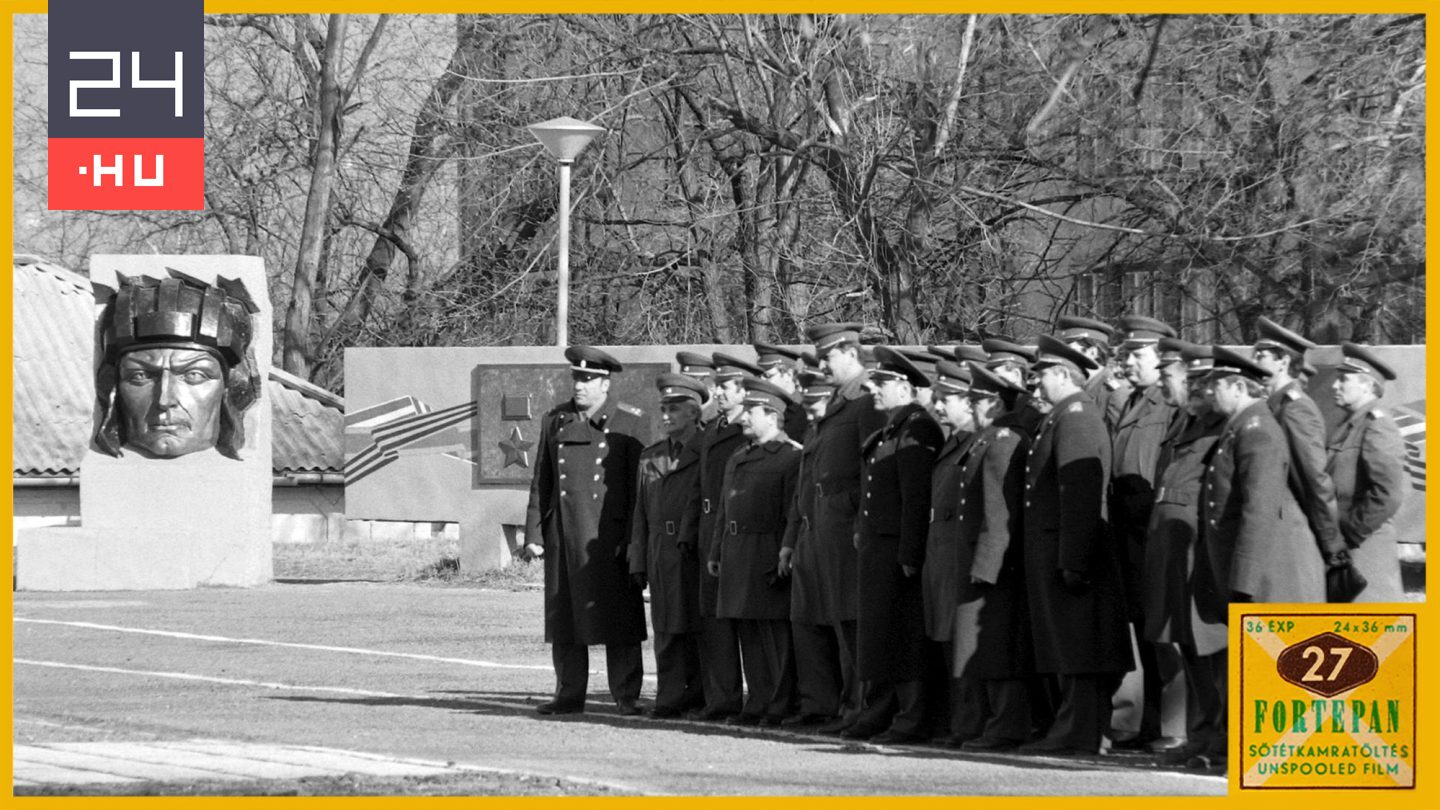 Tizenhárom képmegfejtés: Szovjet tisztek egy esztergomi laktanyaudvaron, egykori püspökladányi pártház, bábelőadás a budai várban