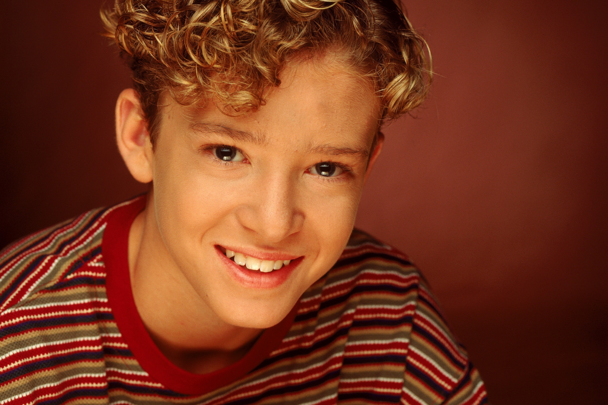 Justin Timberlake a Mickey Mouse Club portréfotózásán 1993-ban.