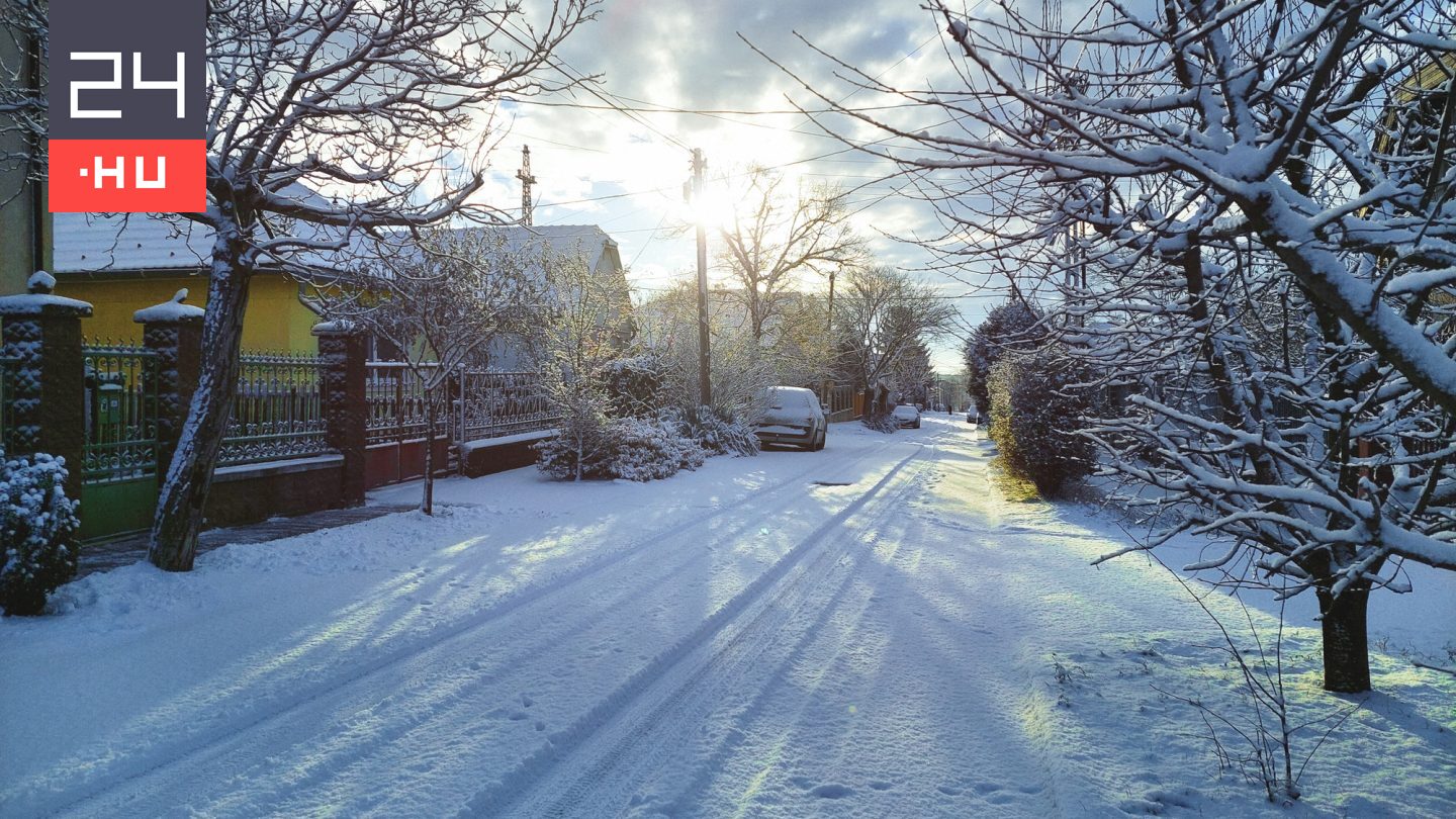 Akár 10 centi hó és tartós ónos eső – figyelmeztetést adtak ki hétfőre