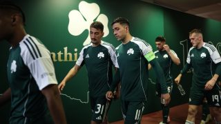 A Panathinaikosz játékosai.