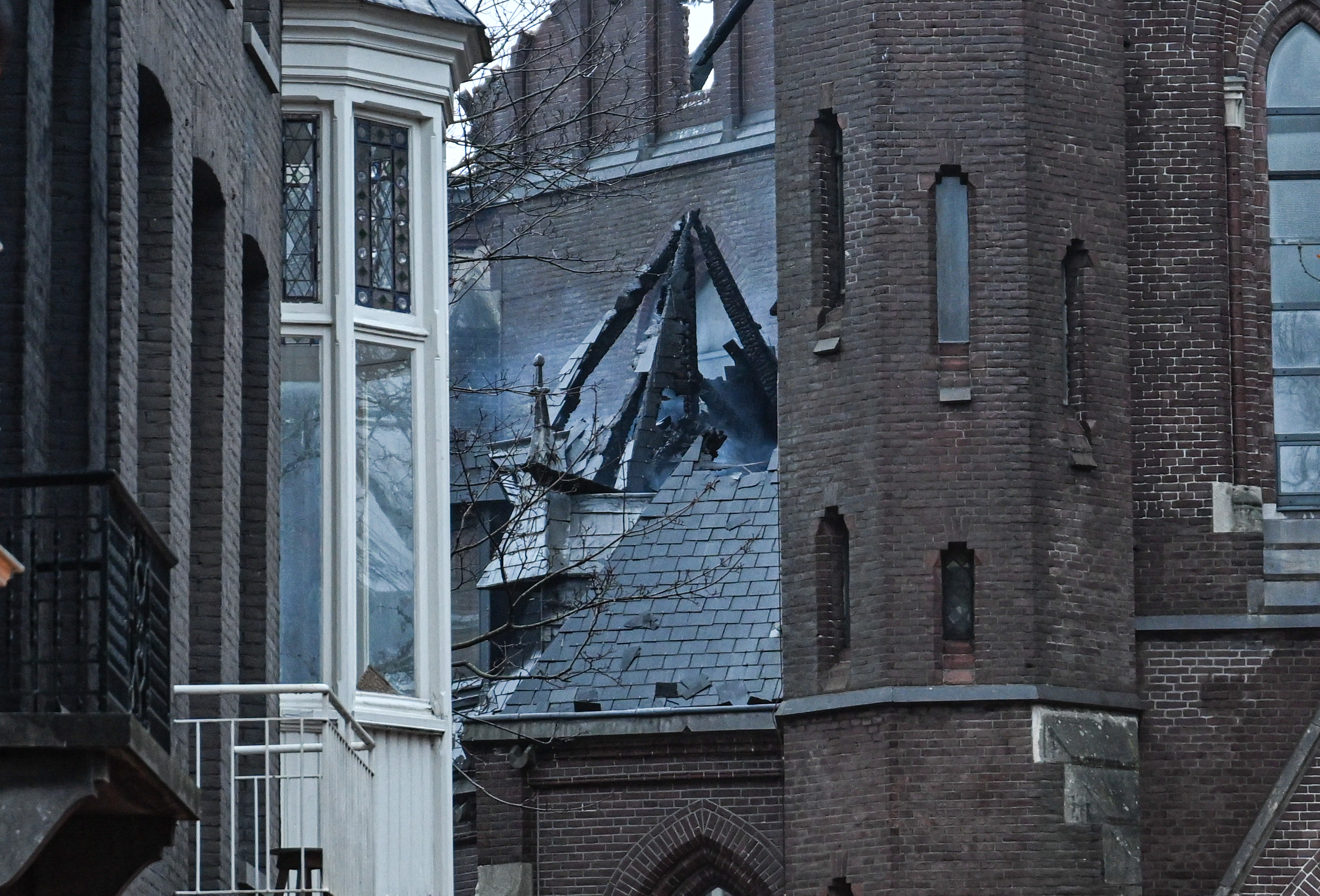 Ilyen volt az amszterdami templom, amit tűz pusztított el szilveszterkor 1