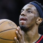 Onyeka Okongwu a balesete után.