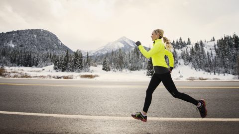 edzés, sport, futás, tél,