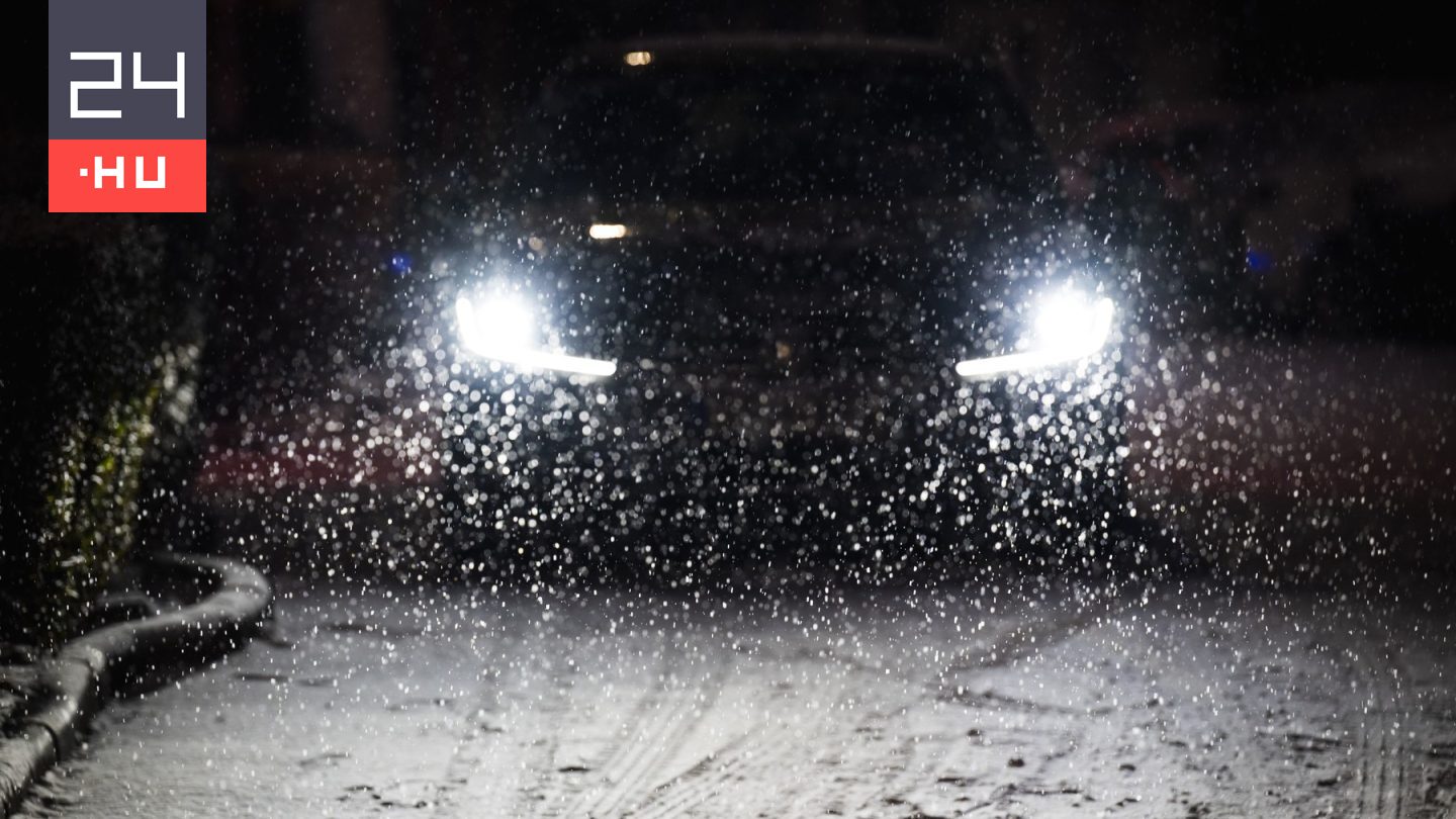 Hófúvás miatt másodfokú riasztás a Dunántúlra
