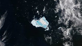 Az A23a jéghegy december 26-án.