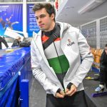 Jászapáti Péter, a rövidpályás gyorskorcsolyázók hollandiai Európa-bajnokságára készülő válogatott tagja a budapesti Gyakorló Jégcsarnokban tartott edzésen 2026. január 9-én.