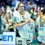 A német kzilabda-válogatott irányítója, Juri Knorr a szerbek elleni vereség után.