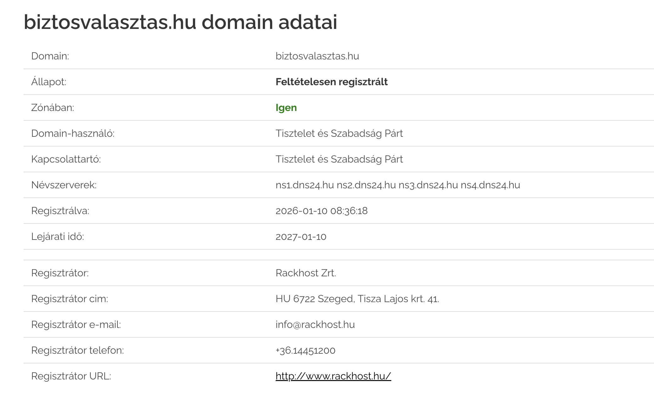 Magyar Péterék már reggel fél 9-kor regisztrálták a Fidesz új szlogenjéhez tartozó domaint 1
