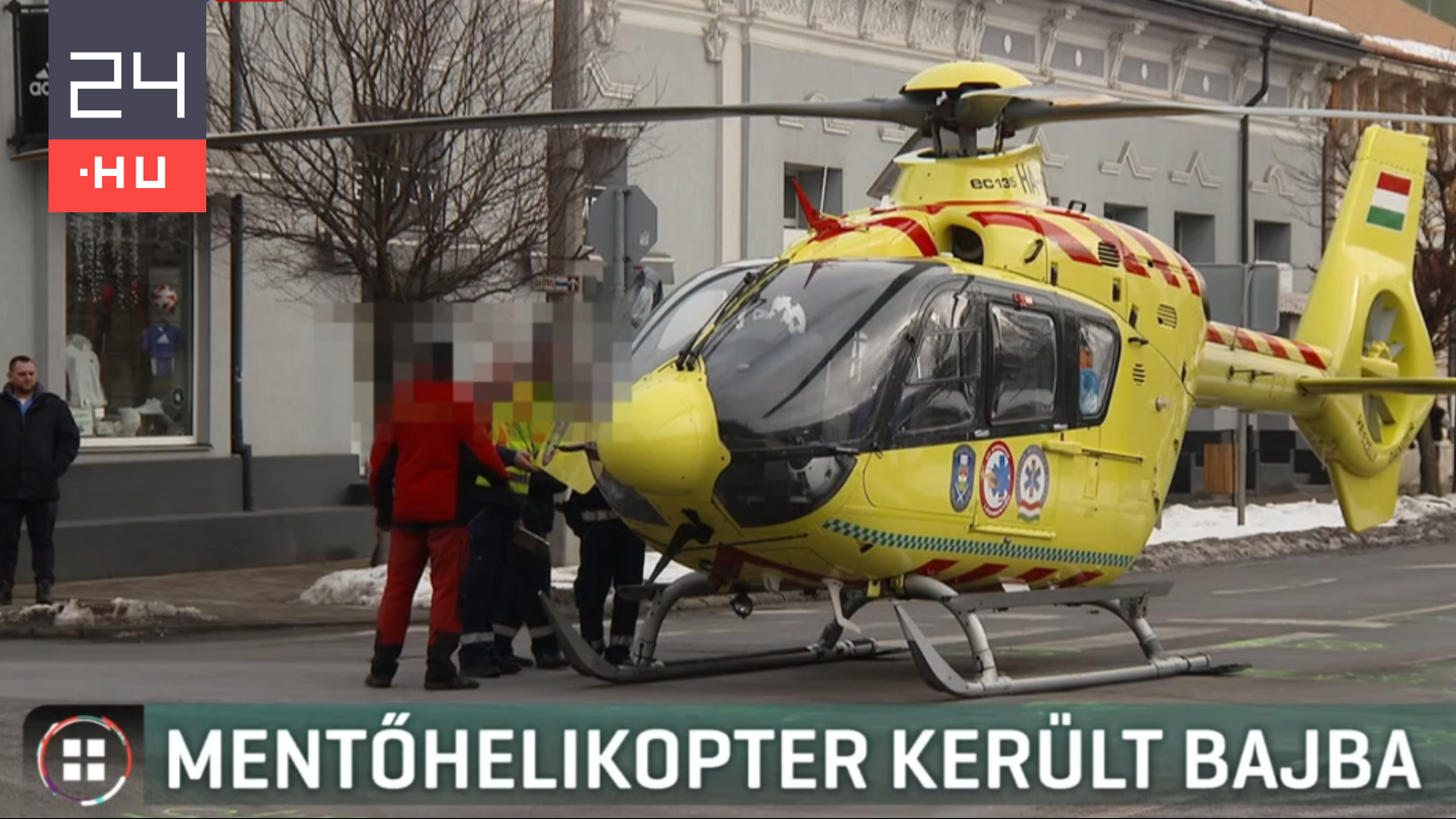 Videó: mentés közben szenvedett balesetet egy mentőhelikopter