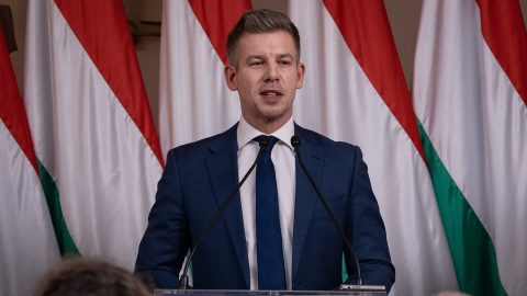 A Tisza párt sajtótájékoztatója 2026. január 5-én Budapesten.