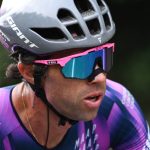 Team Jayco AlUla’s Australian rider Michael Matthews cycles in a breakaway during the 119th edition of the Giro di Lombardia (Tour of Lombardy), a 238km cycling race from Como to Bergamo on October 11, 2025.