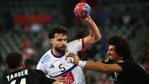 A francia Nedim Remili a 2025-ös kézilabda-világbajnokságon.