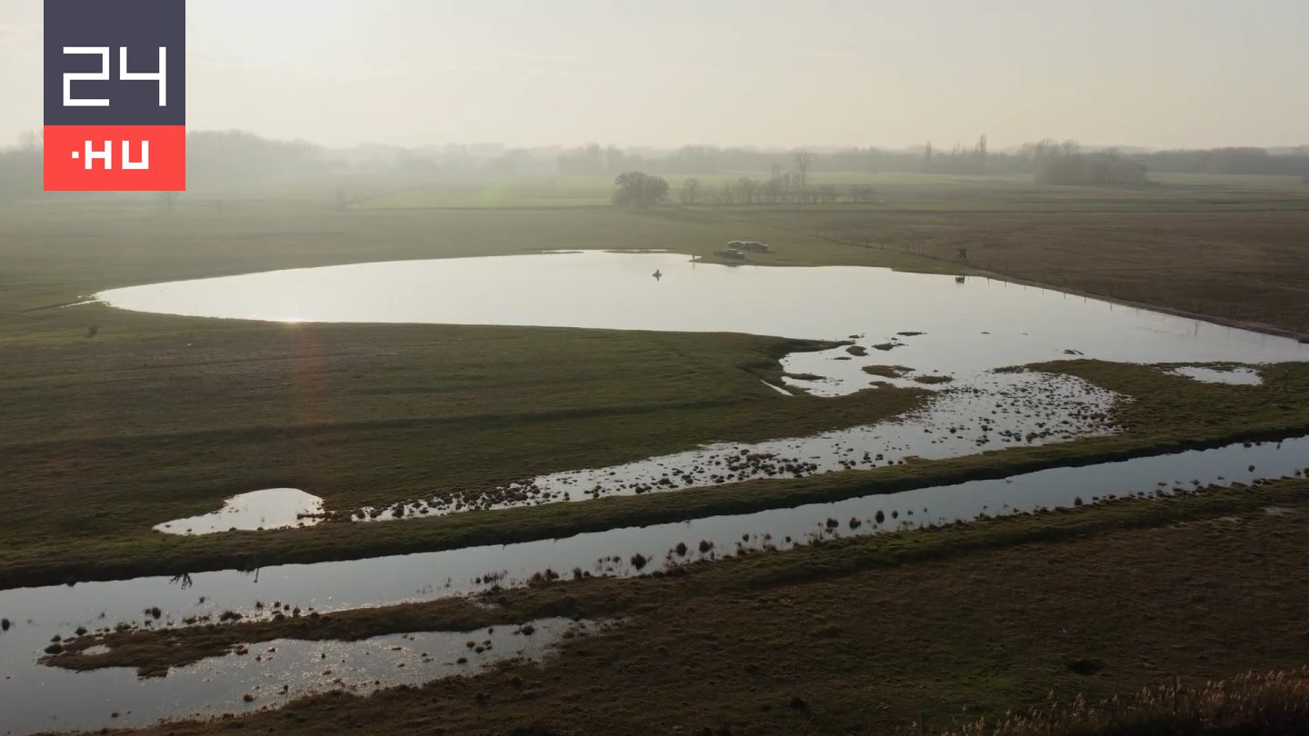 Új tó született a kiszáradó Alföldön