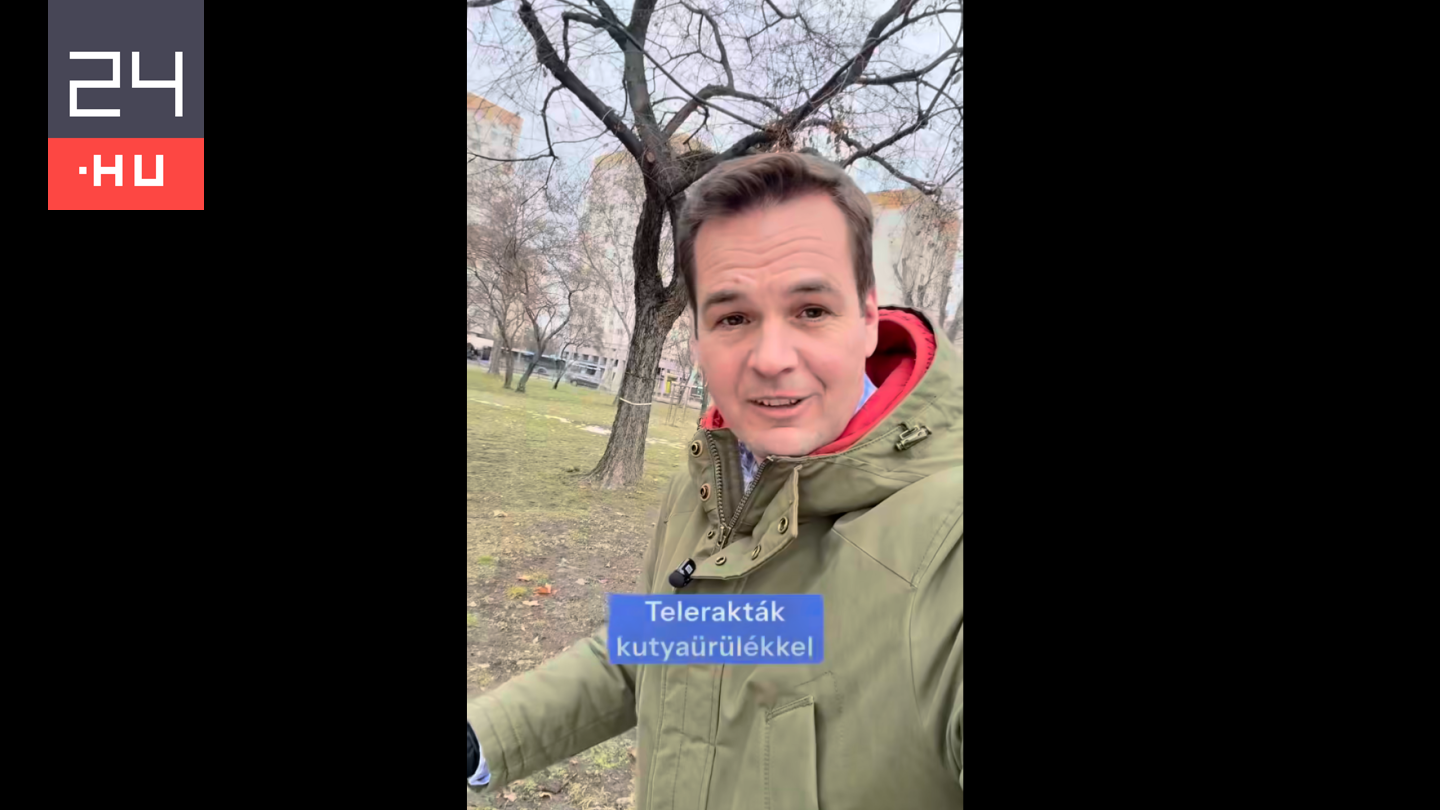 Kutyaszart hagytak Németh Balázs postaládájában