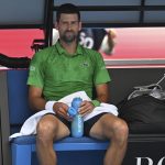 Novak Djokovic az Australian Openen.