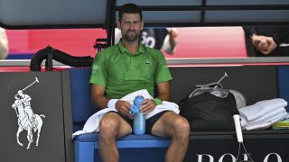 Novak Djokovic az Australian Openen.