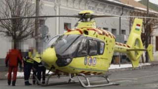 mentőhelikopter nyírbátor baleset