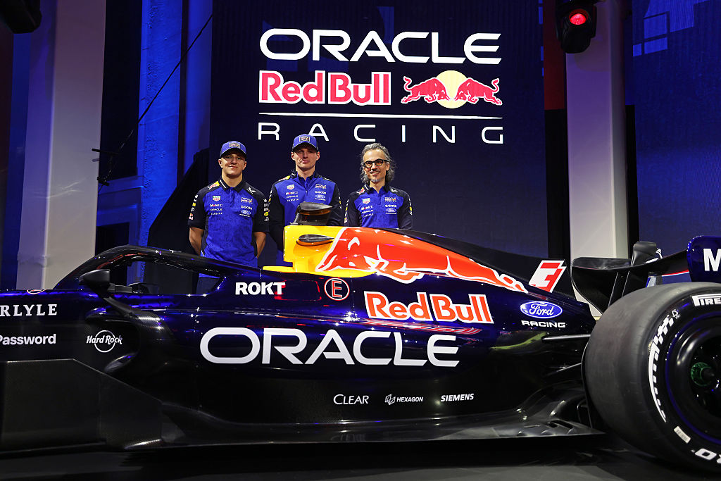 A Red Bull és Racing Bulls bemutatója Detroitban.