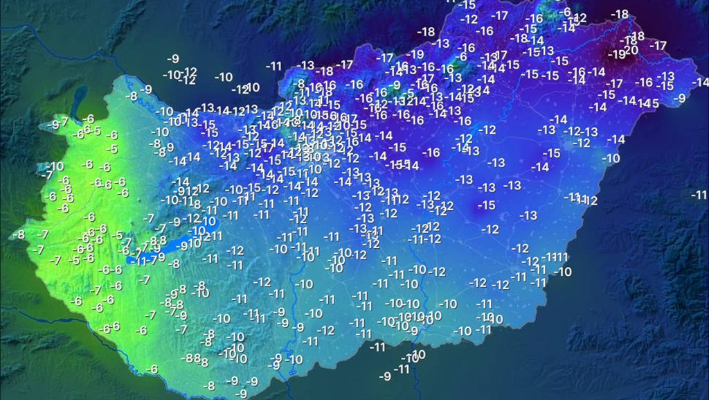 Ez volt az idei tél egyik leghidegebb éjszakája
