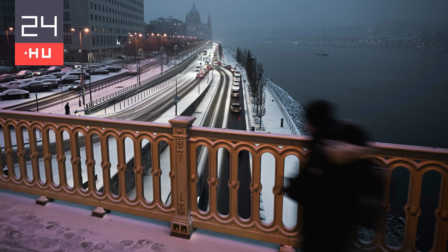 Rászakadt a hó Budapestre | 24.hu