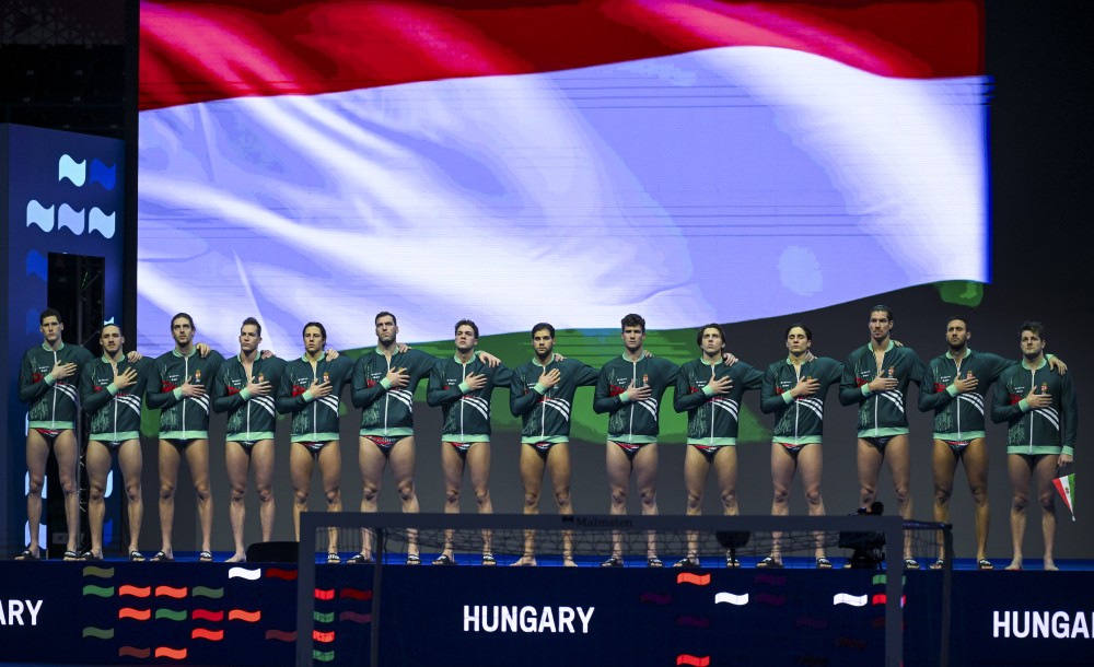 Magyarország - Spanyolország mérkőzés a belgárdi vízilabda Európa-bajnokságon. A magyar csapat ötméteresekkel nyert és jutott elődöntőbe.