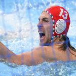 Belgrád, 2026. január 18. Vogel Soma kapus a belgrádi férfi vízilabda Európa-bajnokság középdöntőjének E csoportjában játszott Magyarország - Szerbia mérkőzésen a Belgrade Arenában 2026. január 18-án. MTI/Czeglédi Zsolt