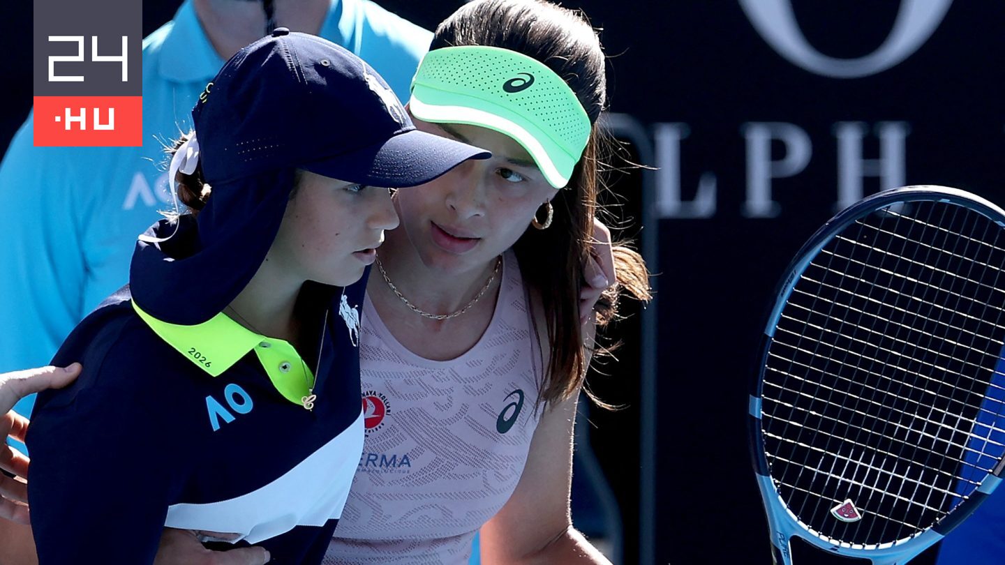 Dráma az Australian Openen: meccs közben ájult el a labdaszedő