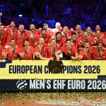Az Eb-győztes dán kézilabda-válogatott.