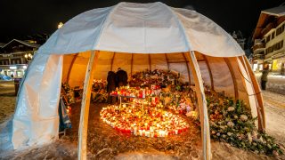 A crans-montanai tűzvész emlékhelye