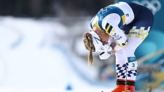 Johanna Hagström a kiesése után.