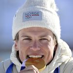 Johannes Hösflot Klaebo téli olimpia sífutás rekord