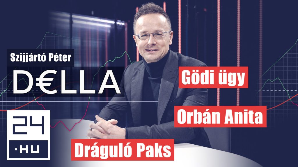 Akkubotrány, paksi felár, Trump-látogatás – Szijjártó Péter a Dellában