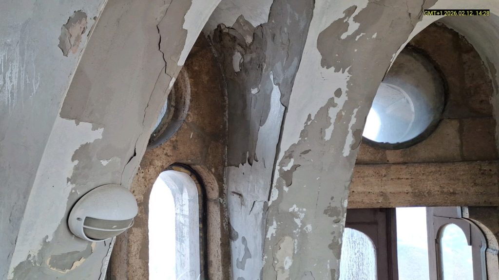 Erzsébet-kilátó vakolat