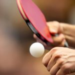 18 January 2026, Berlin: Table tennis: Joint match day of the men's and women's Bundesliga, Borussia Düsseldorf - TTC Rhönsprudel Fulda-Maberzell (men), Sportforum Hohenschönhausen, the player Jha (Borussia Düsseldorf) in action in the first match. Photo: Soeren Stache/dpa (Photo by Soeren Stache/picture alliance via Getty Images)