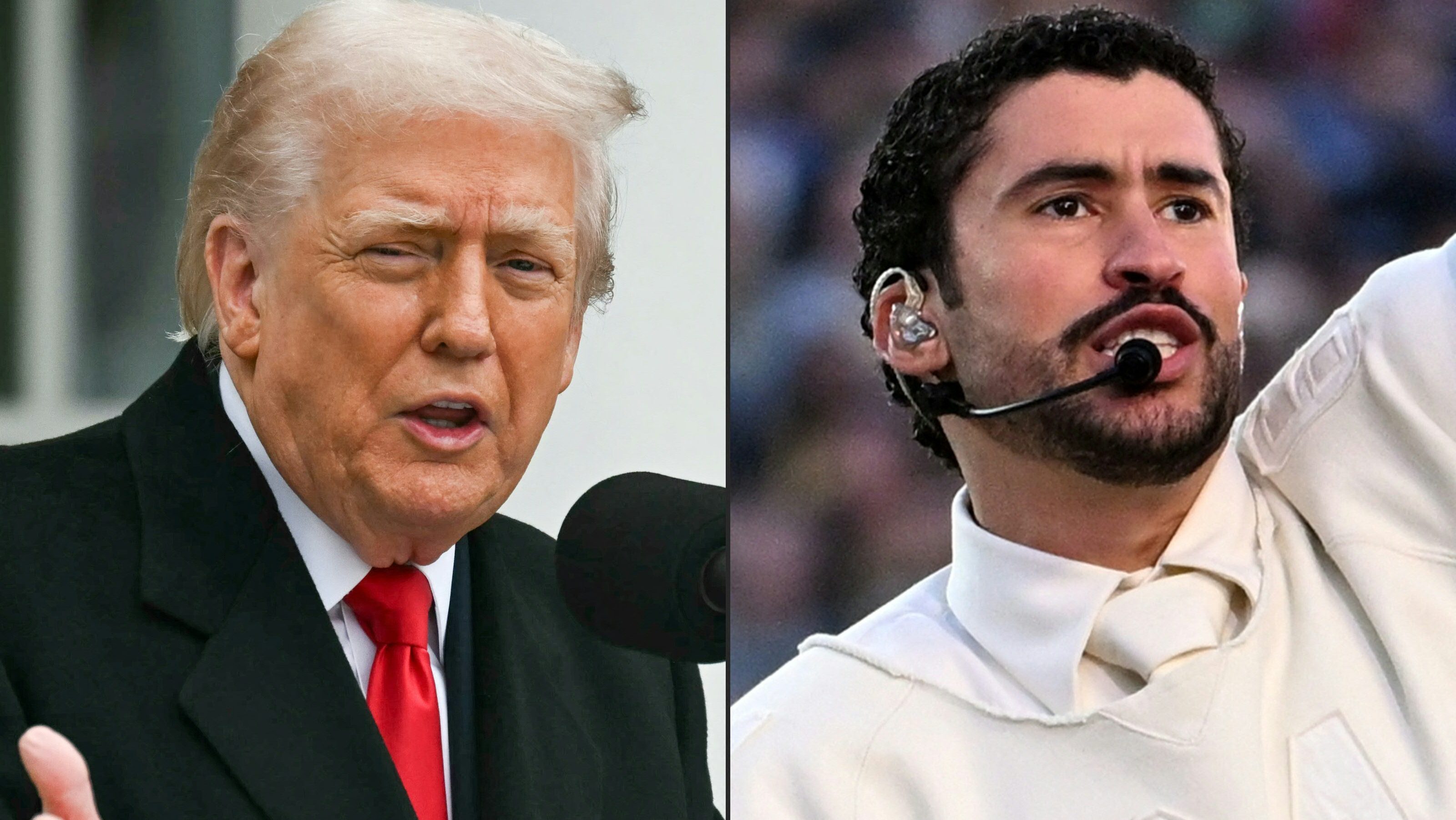 Bad Bunny törölt mindent az Instagramjáról Donald Trump támadásai után.