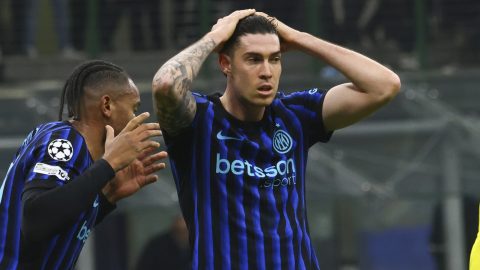 Alessandro Bastoni, az Inter olasz védője.