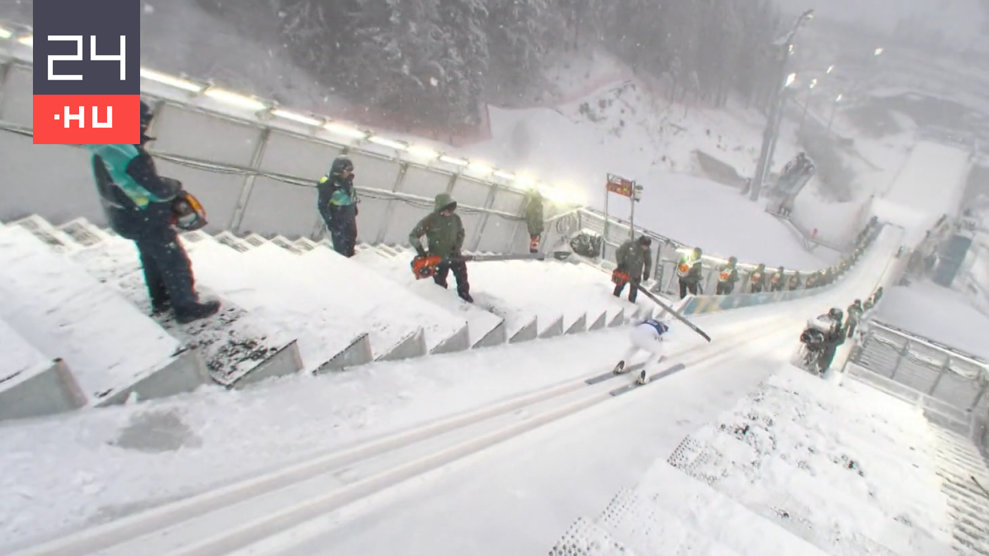 Komoly balesetet úszott meg: lombfúvóval ütötték meg elrugaszkodás előtt a síugrót