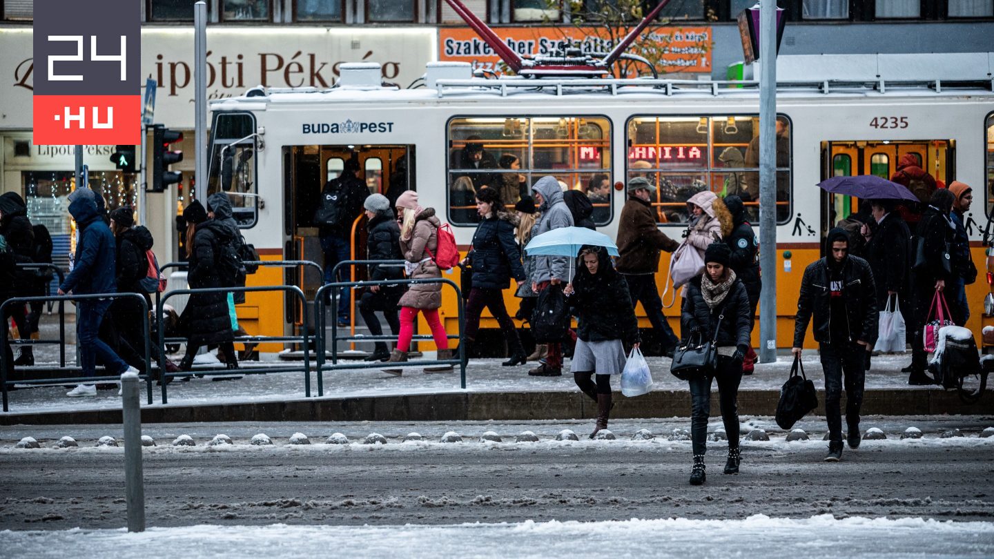 Szakadó hóesés: Fennakadások a BKK járatain