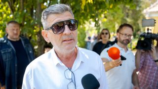 Kárász Róbert a kötcsei piknik 2023. szeptember 9-én.