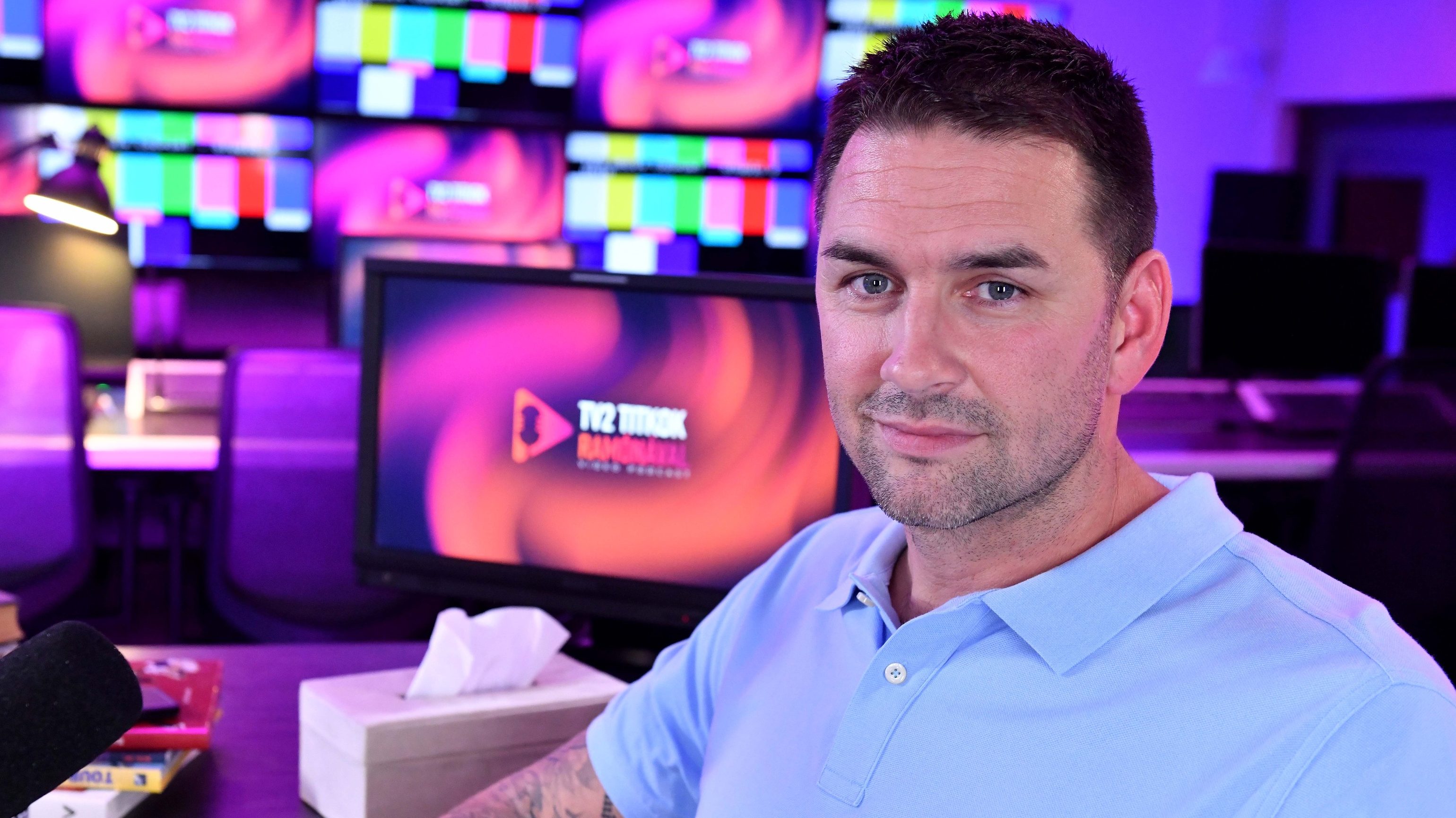 Kucsera Gábor a TV2 Titkok Ramónával című műsorban.