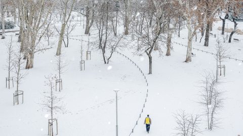 Havazás, havas eső.