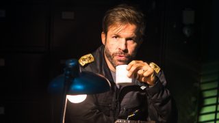 Sebestyén Balázs a Most Wanted – A hajsza forgatásán.