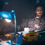 Sebestyén Balázs a Most Wanted – A hajsza forgatásán.