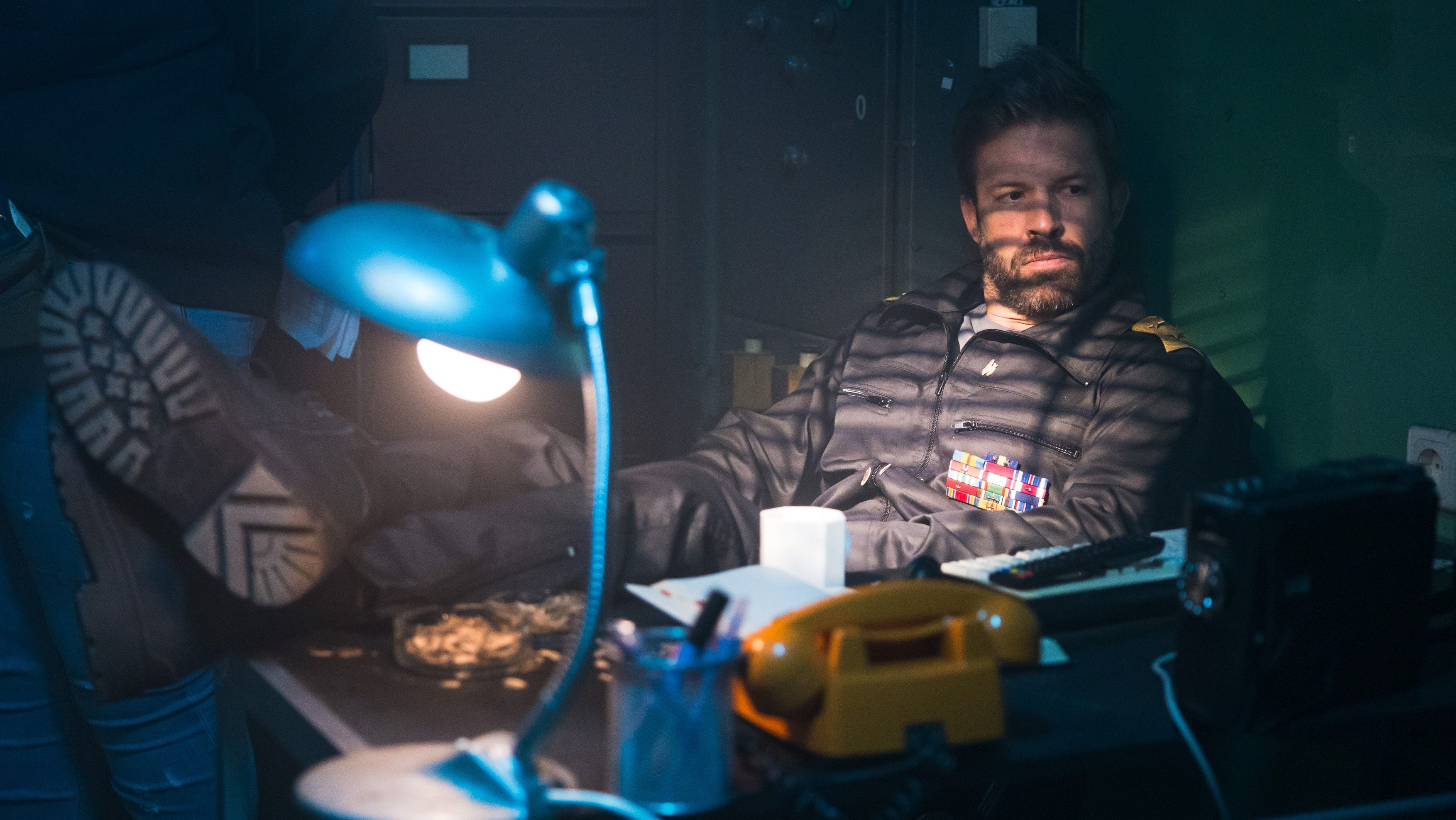 Sebestyén Balázs a Most Wanted – A hajsza forgatásán.