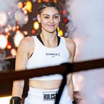 Kulcsár Edina a Sztárbox Szuperdöntőjén 2025. november 2-án.