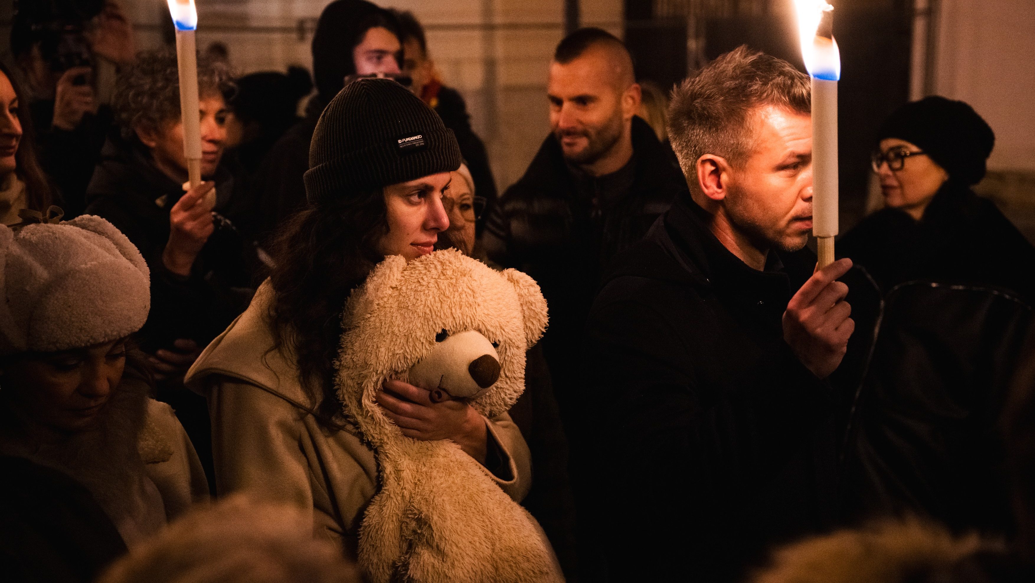 Magyar Péter és párja, Szabó Ilona.