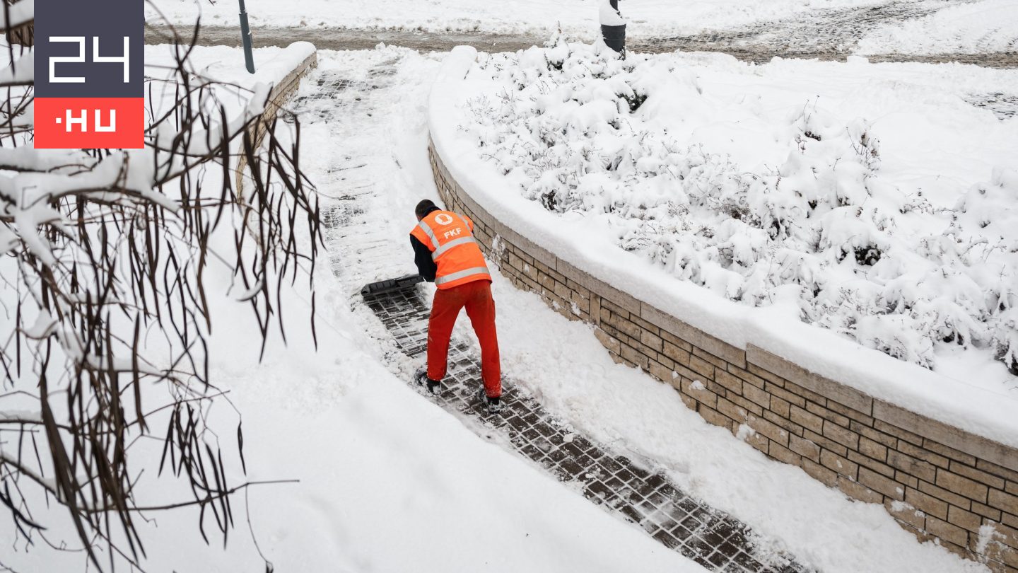 Operatív Törzs: 20 centiméter hó is eshet a héten